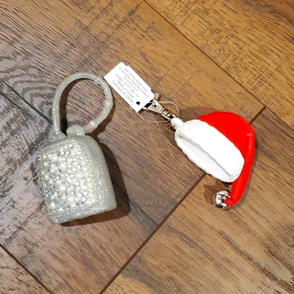2 PC Bath and Body Works hand sanitizer holders